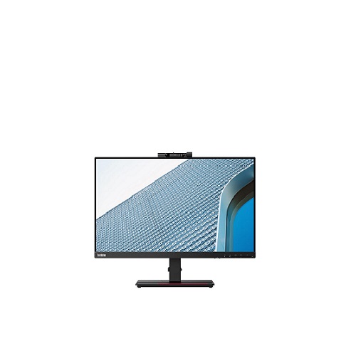 Lenovo ThinkVision T24v-20 Monitor (VoIP) 23.8 IPS WLED 1920×1080 Input Connectors VGA+HDMI1.4+DP1.2 Webcam FHD 3Yr – 61FCMAT6UK